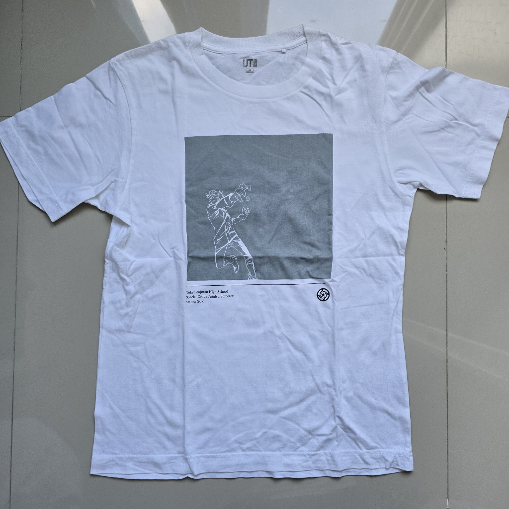 UT Kaos Putih Gojo Jujutsu Kaisen