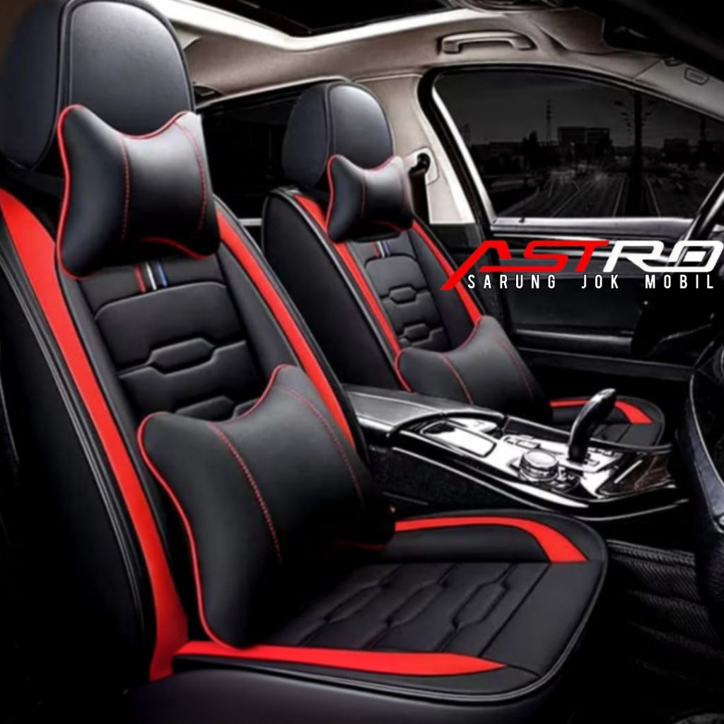 sarung jok mobil agya 2024 new agya 2025 jok depan belakang agya terbaru car set bahan kulit busa 08