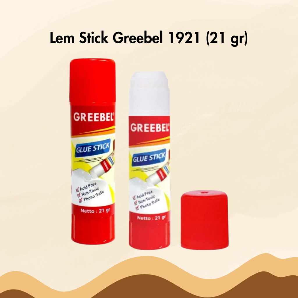 

Lem Stick Greebel Besar 1921 21 gr Glue Perekat Kertas Putar