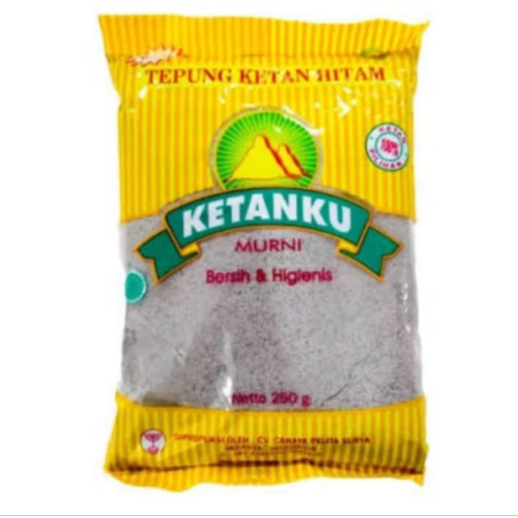 

KETANKU Tepung Ketan Hitam 250gr & KUDA LAUT Tepung Ketan Hitam 250gr