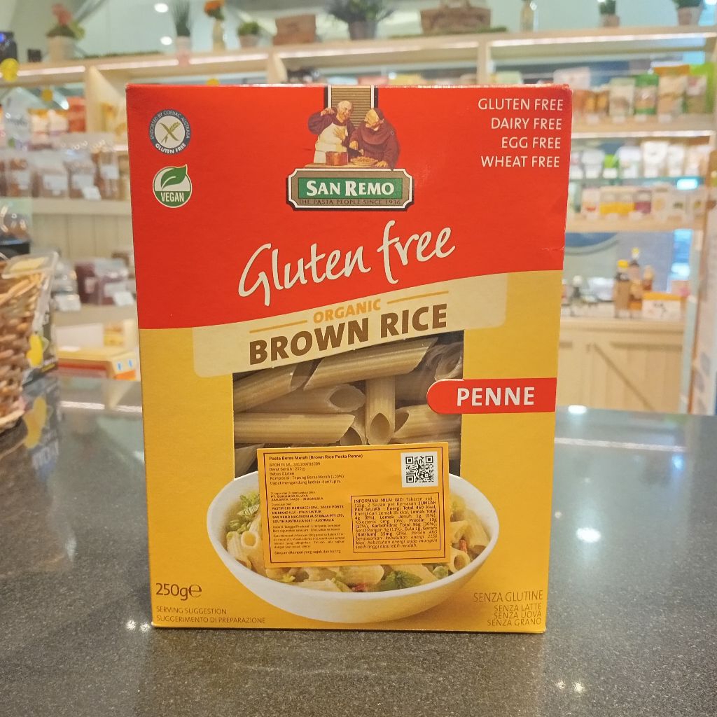 

Pasta GF Brown Rice Penne by San Remo 250g