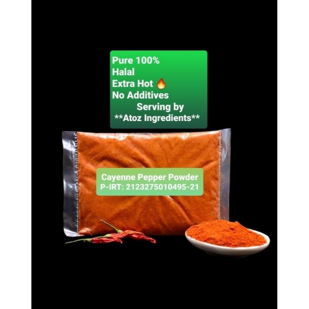 

Cayenne Pepper Powder 500 gram / Bubuk Cabe Cayenne 500 gram