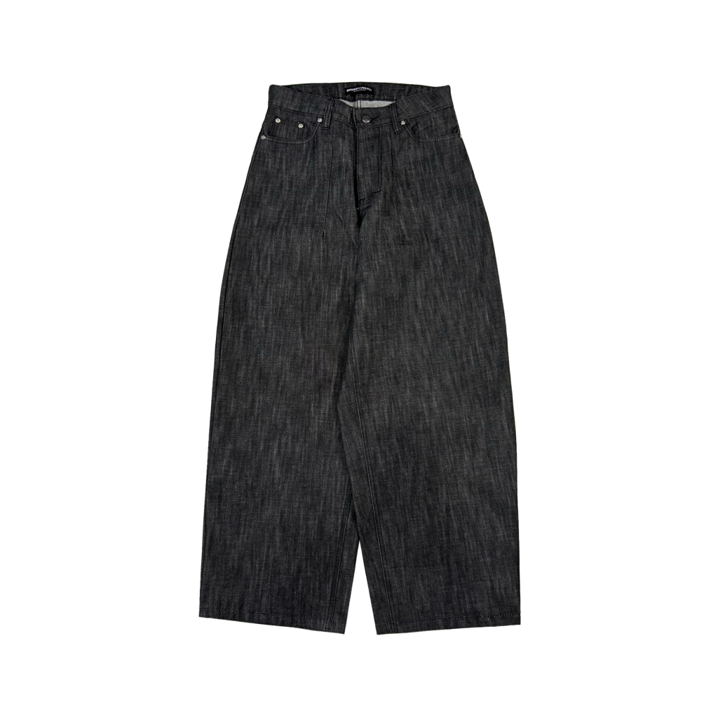 RAW DENIM BAGGY CULTURE HITAM MOODDAY PROJECT