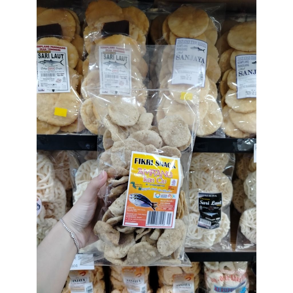 

Ampiang Ikan khas Bangka cap Fikri, 125gr & 250gr
