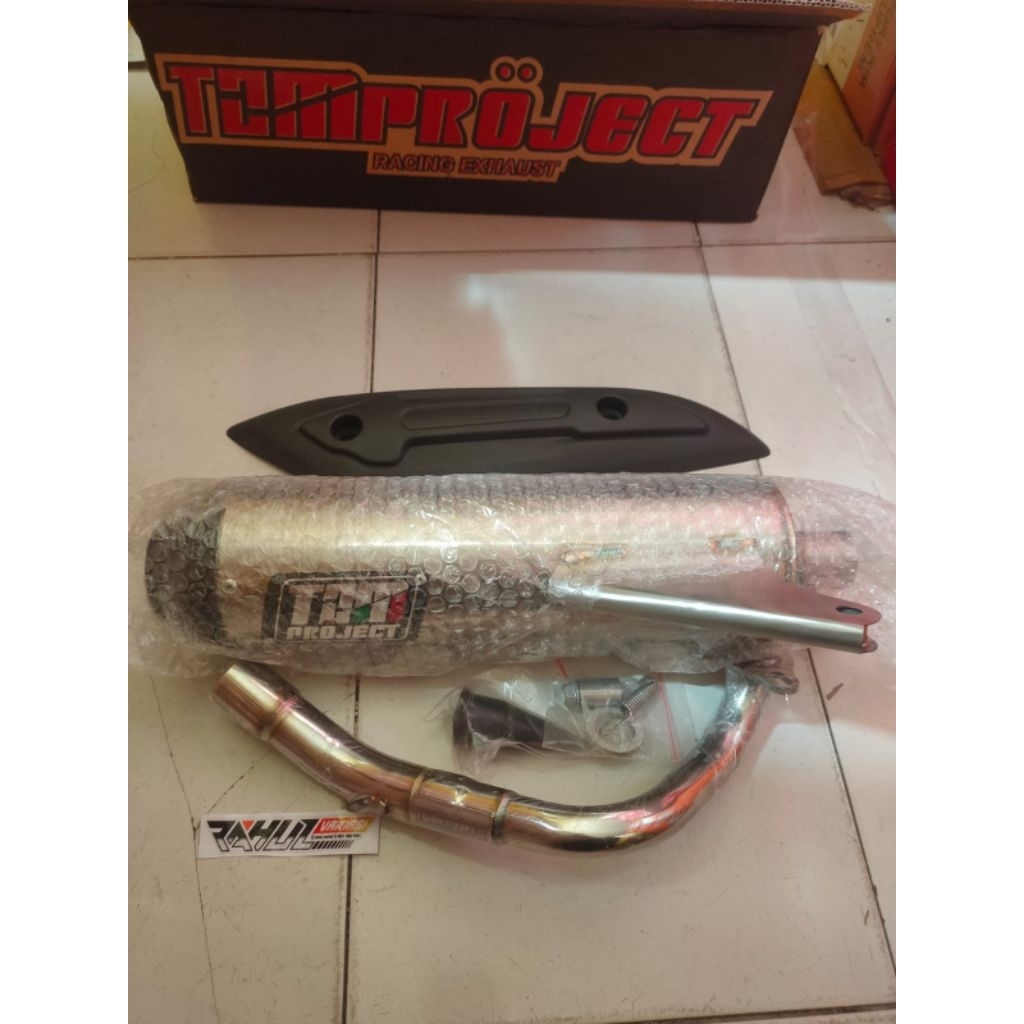 KNALPOT TZM SS PROJECT STAINLESS GENIO