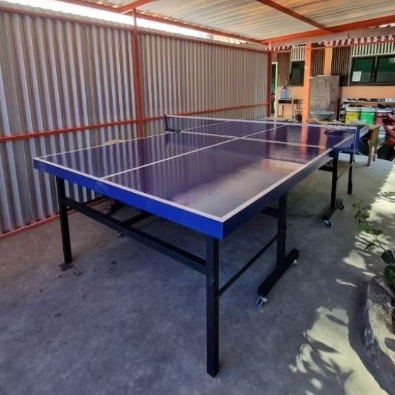 meja tenis meja / meja pingpong multriplek finishing duco kaki besi bisa dilipat