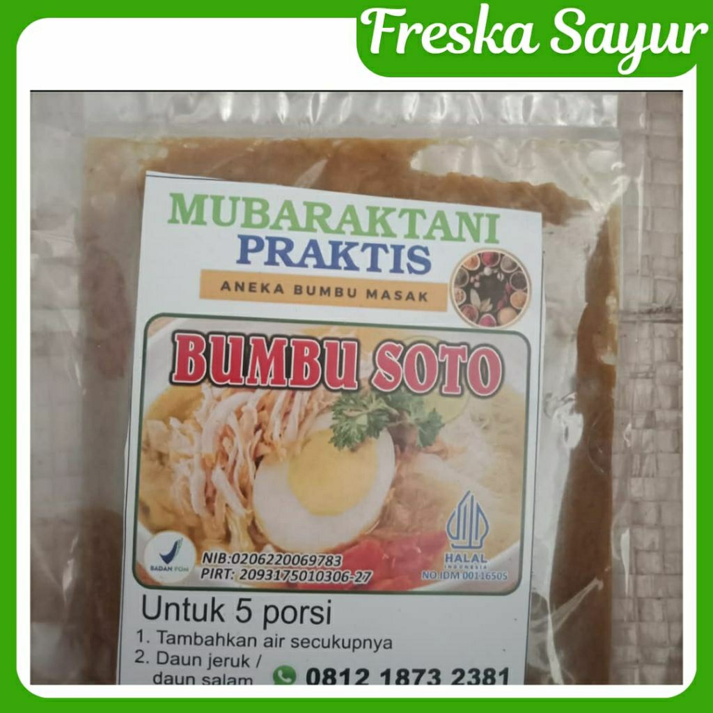 

Bumbu Giling Matang Soto Mubaraktani 1 Bungkus