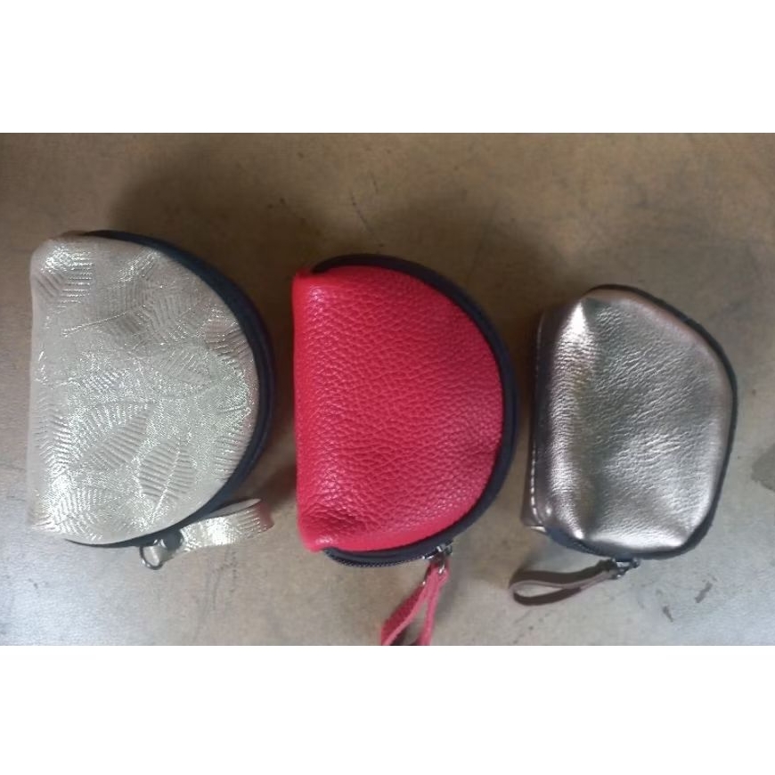 Dompet koin kulit sapi