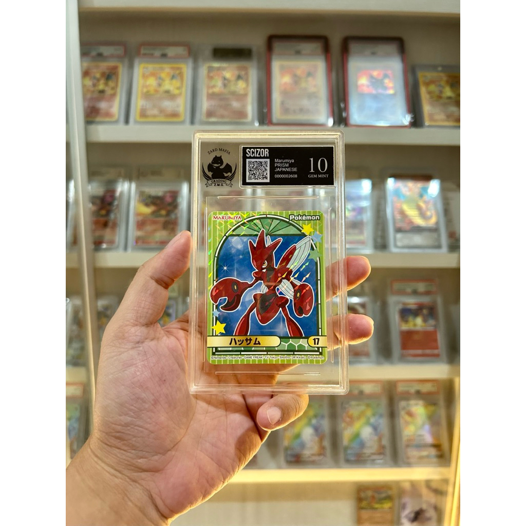 ZMG graded scizor gem mint 10 1 kartu POKEMON tcg card set japan japanese/ english NON (indonesia bo