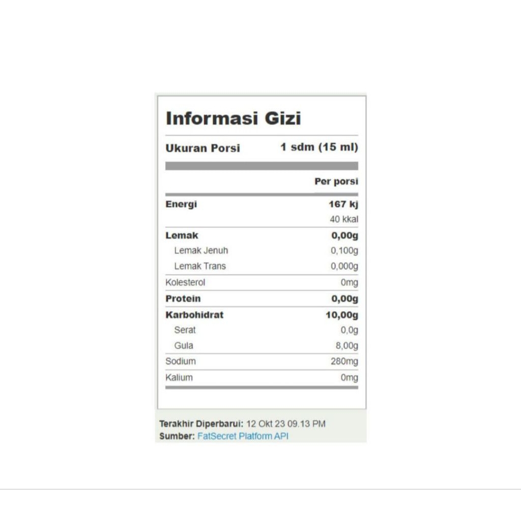 

Forcysn Kecap Manis Abc 685Gr Stock