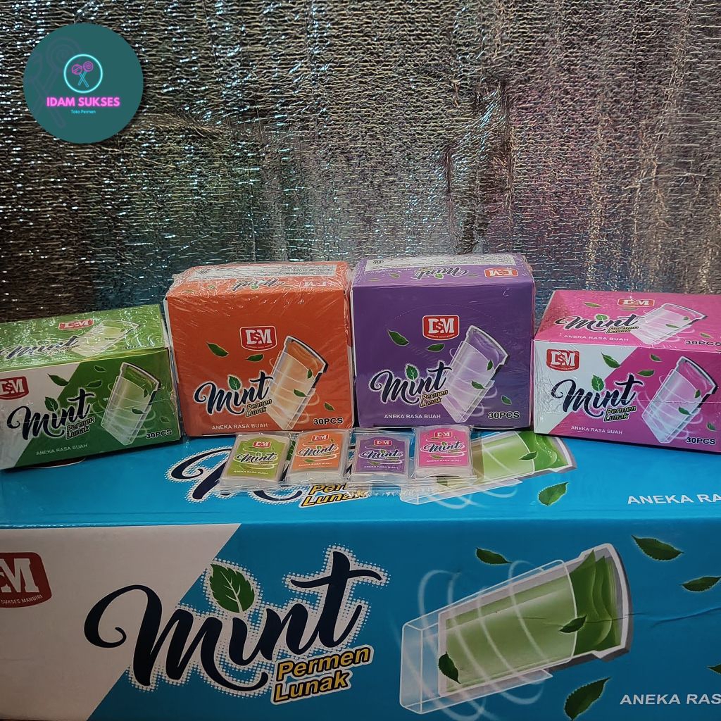 

DSM permen lunak paper mint/permen kertas isi 30 pcs 1 box