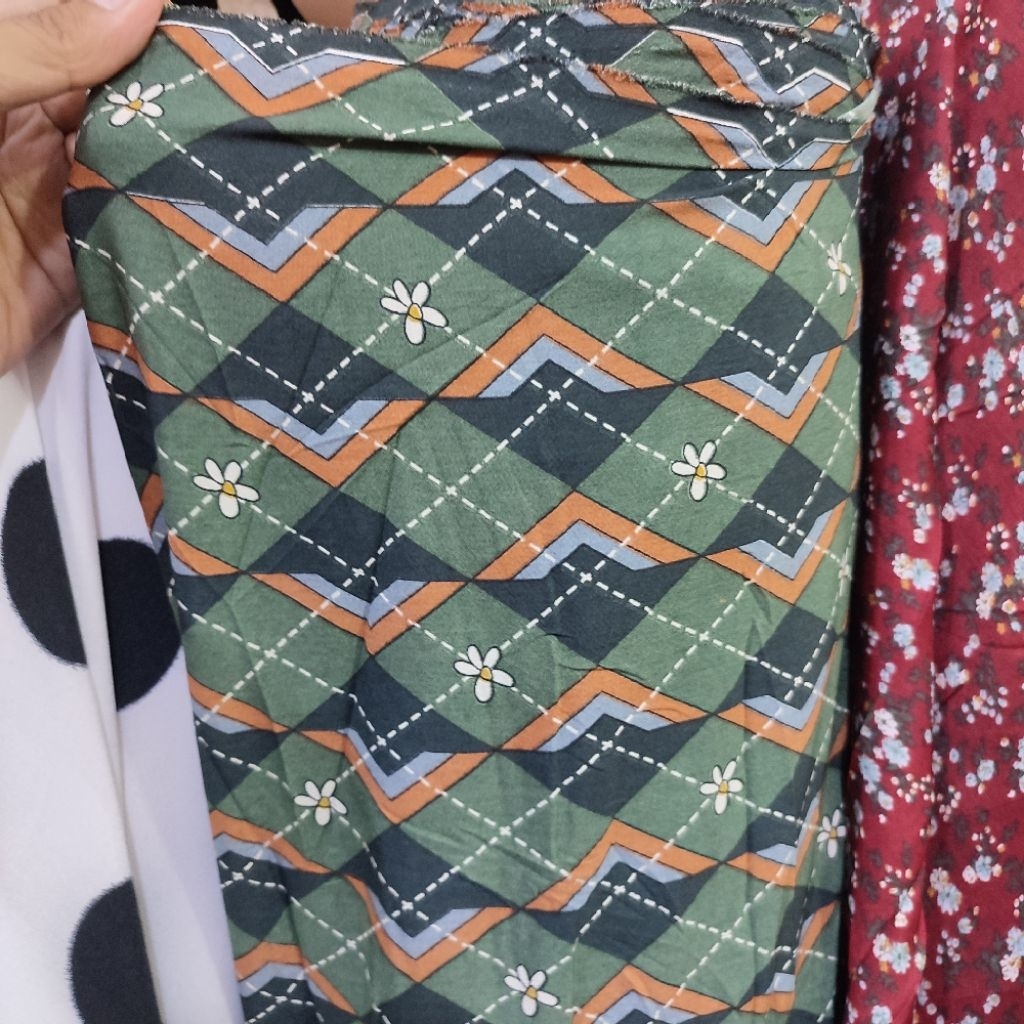 kain rayon premium  - bahan rayon garment - kain rayon adem - kain pajamas - bahan terkini - kain ra