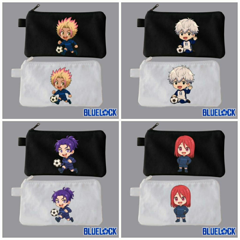 

Tempat pensil blue lock/Tepak kanvas premium/Tempat alat tulis/Tempat kosmetik/Tempah hp/Tempat dokumen kartu/Pouch
