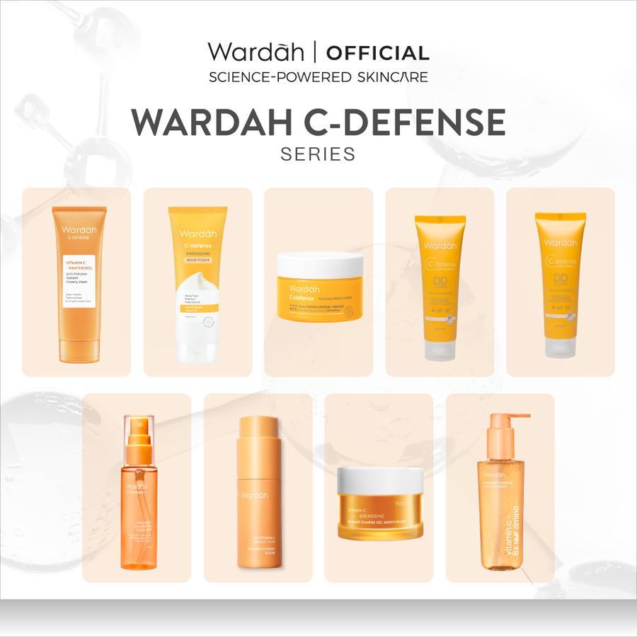 WARDAH C-DEFENSE SERIES(Creamy Wash/DD Cream/Serum/Moisturizing)