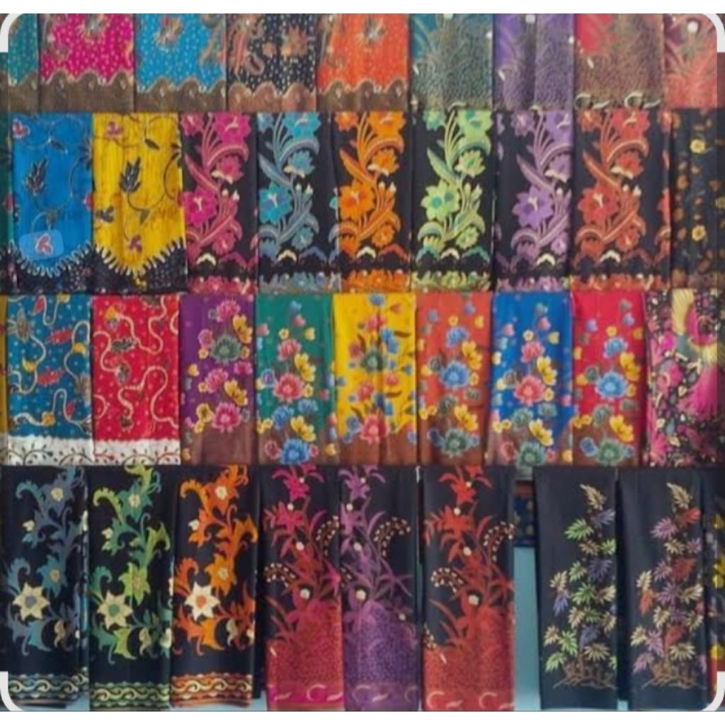 kain batik obral bekas1paket dapat12
