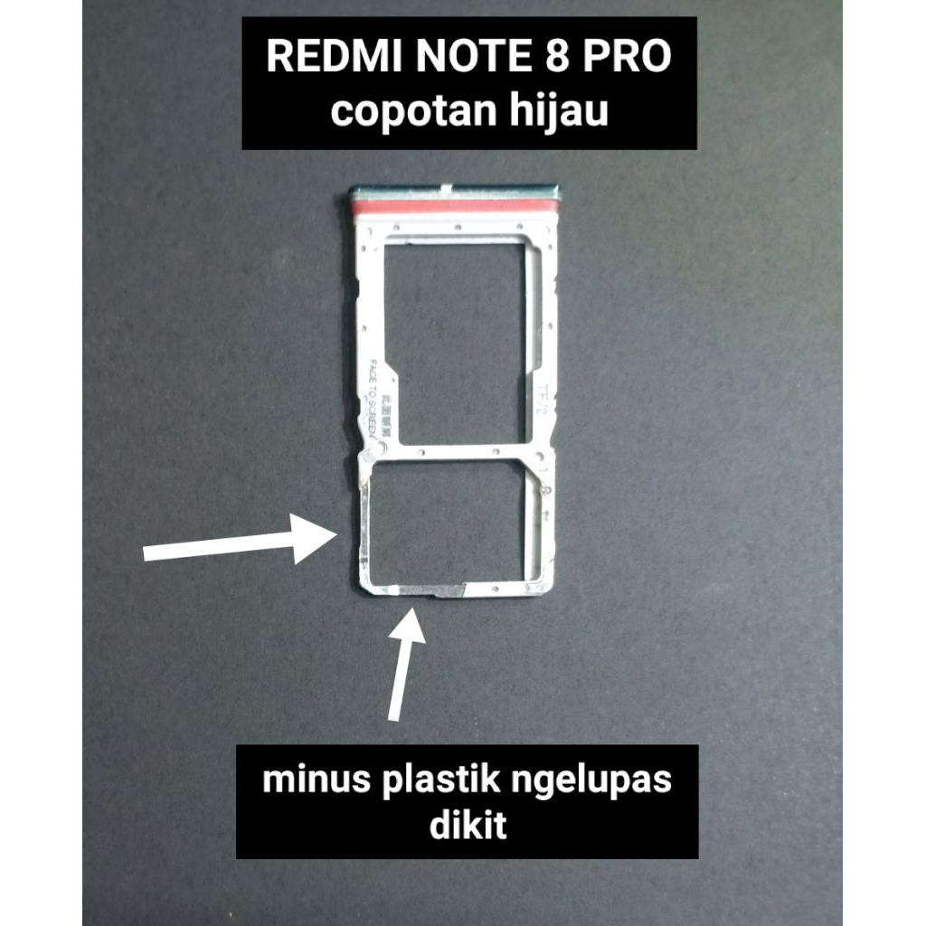 SIMTRAY REDMI NOTE 8 PRO copotan