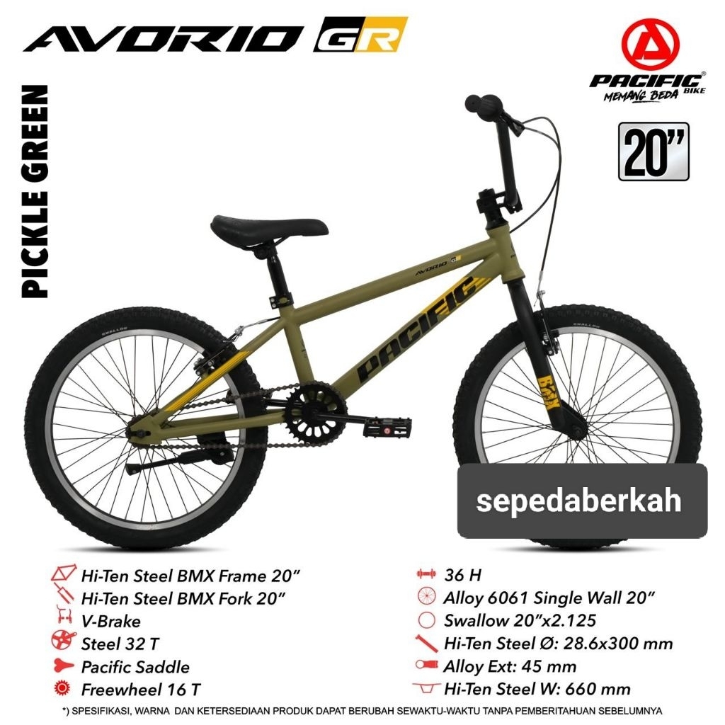 sepeda BMX 20 pacific avorio GR