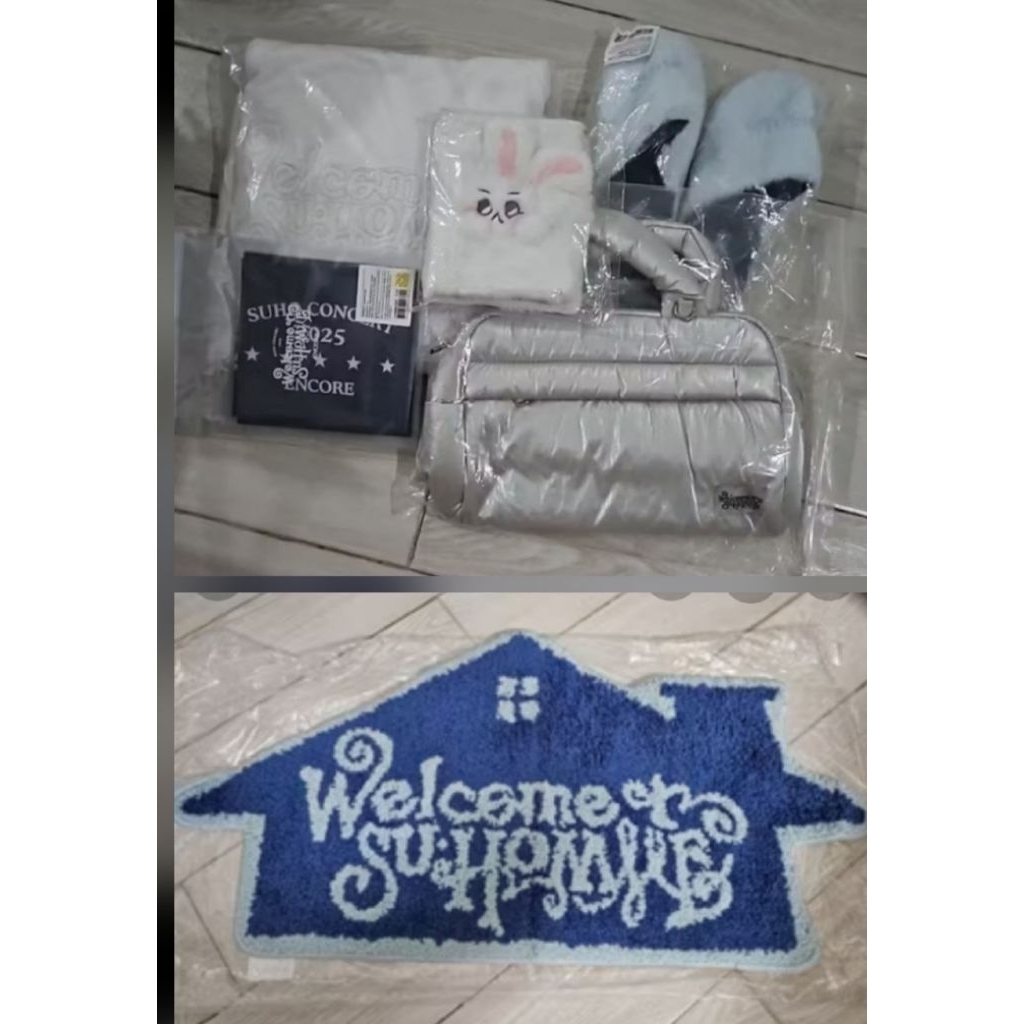 exo suhome encore md merch official slogan shoulder bag hoodie diary room shoes only official suho j