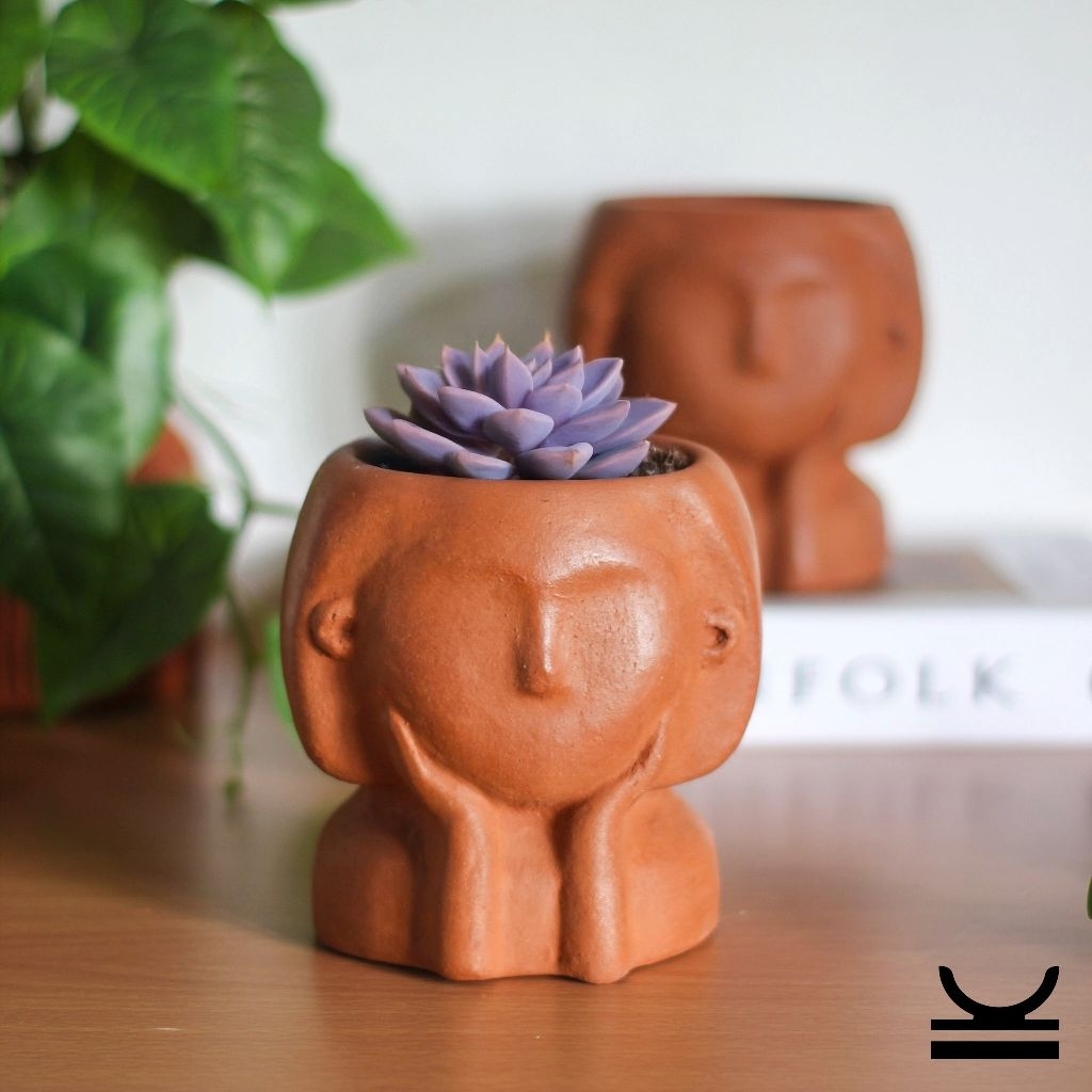 (PC11) Pot Gerabah | Pot Terakota | Pot Tanah Liat | Pot Tanaman | Pot Bunga | Aesthetic