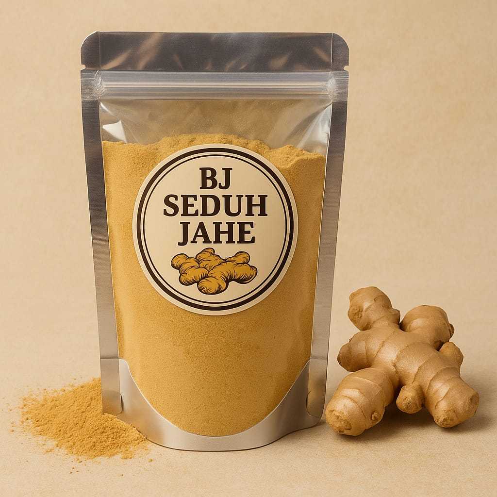 

Bubuk Jahe Siap Seduh / Wedang Jahe/ Minuman Tradisional – Manis & Hangat | 250gr per pack
