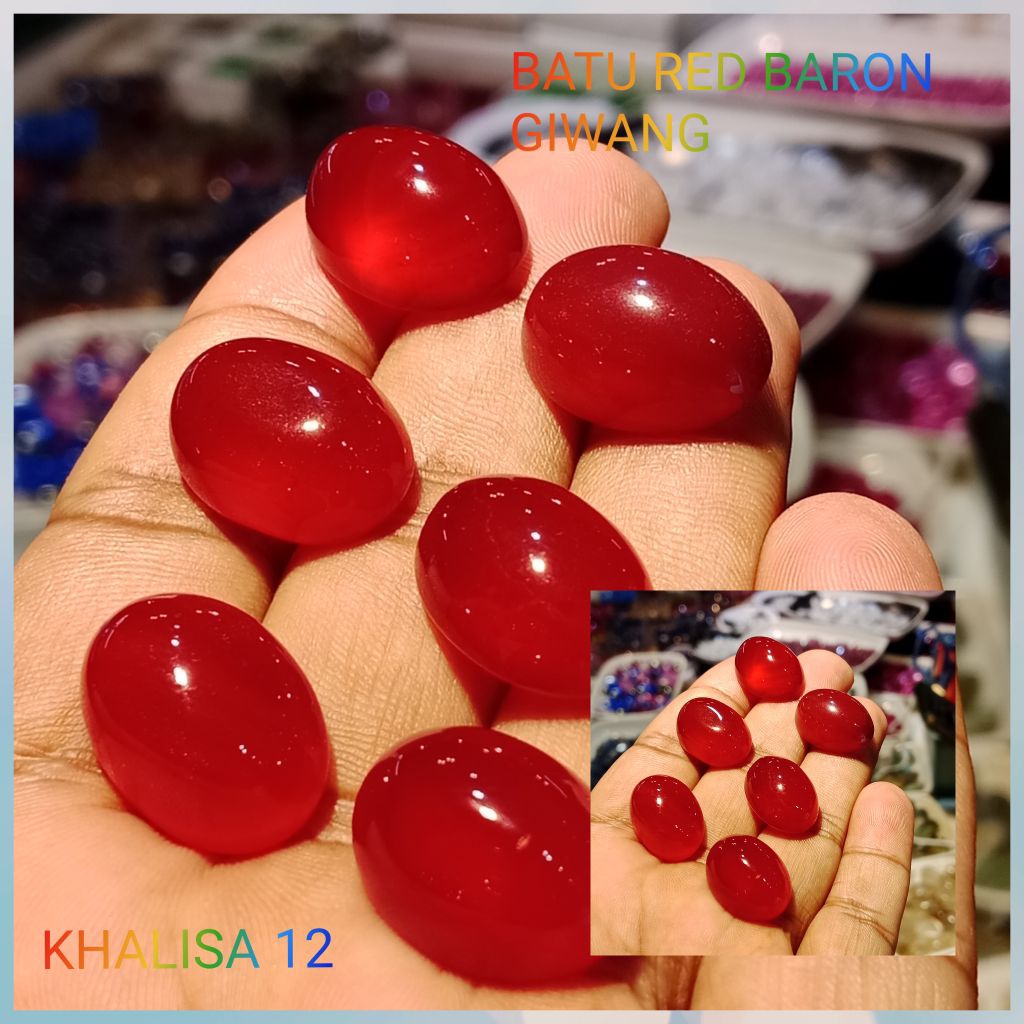 BATU AKIK RED BARON GIWANG