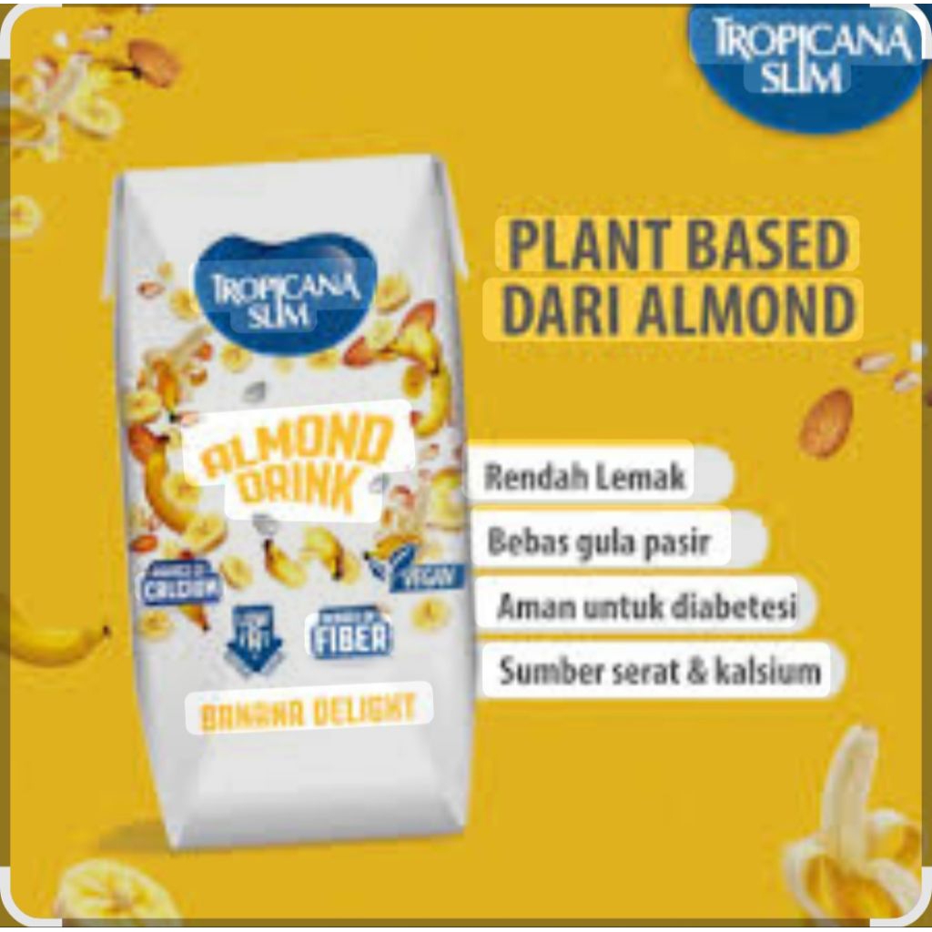 

trop rtd almond banana drink 190ml