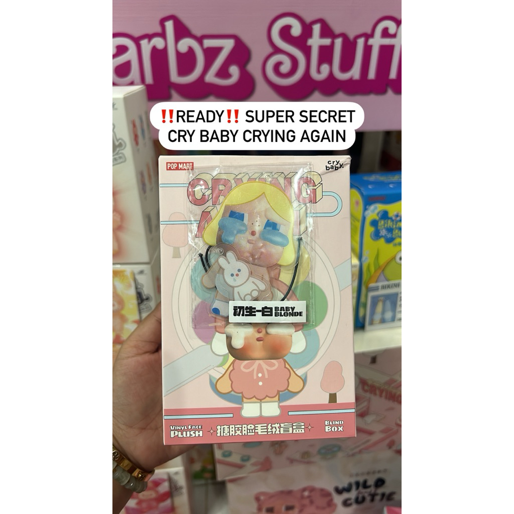 [READY STOCK] SUPER SECRET CRY BABY CRYING AGAIN BABY BLONDE ORIGINAL POPMART