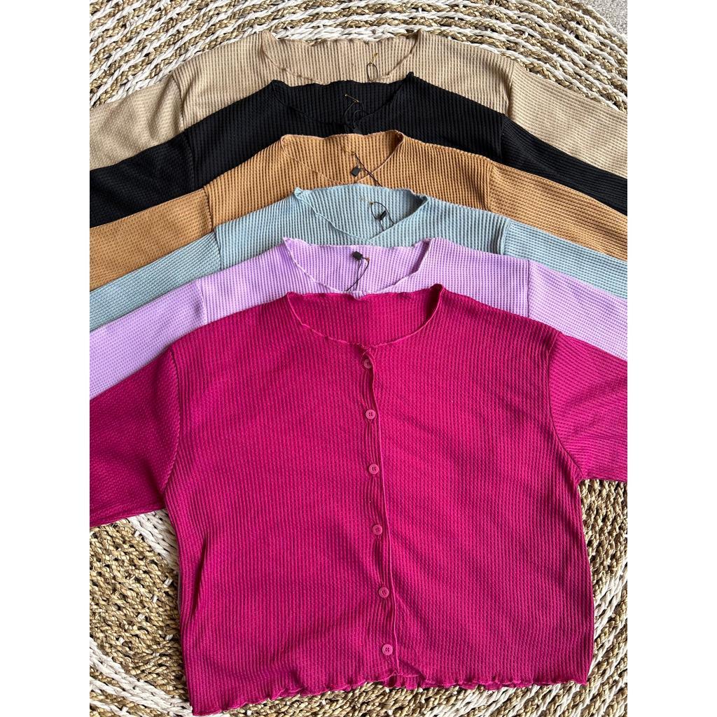 Cardigan Anak Perempuan 11 tahun Premium Kualitas Import Crop top