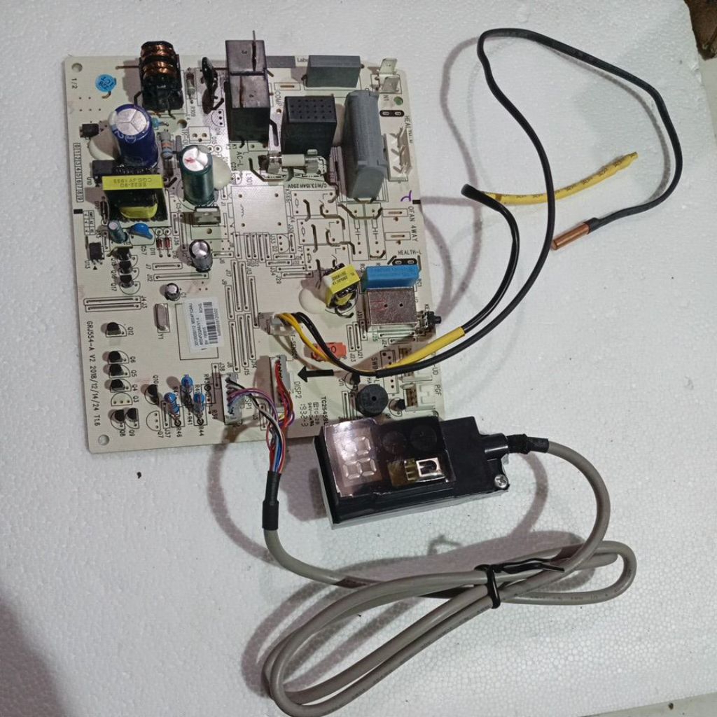 PCB AC SHARP CINA/GREE/AQUA JAPAN 1/2pk- 1.5pk ORIGINAL