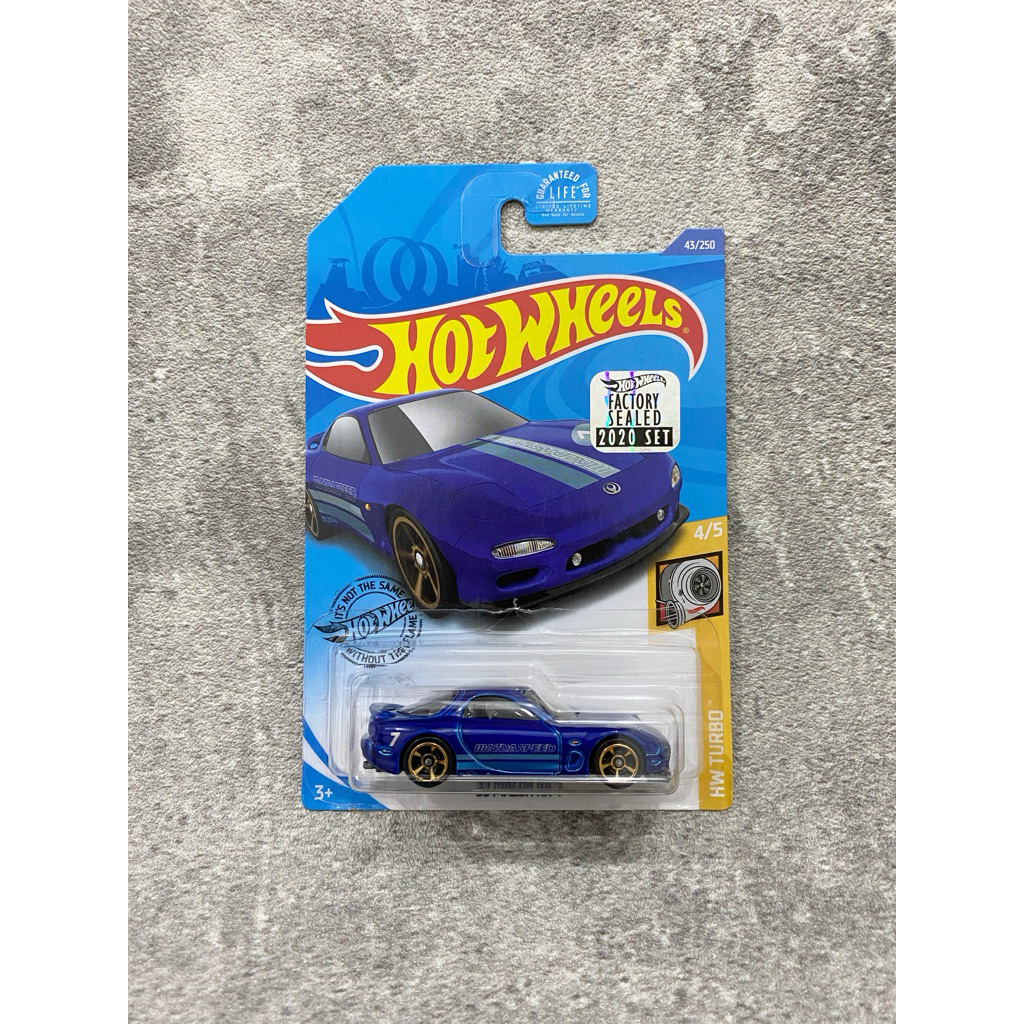Hot Wheels ‘95 Mazda RX-7 RX7 Biru Factory Sealed FS (HW Turbo 2020)
