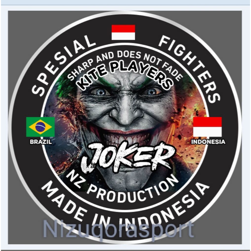 Senar Layangan JOKER, Benang gelasan murah tajam 022/025