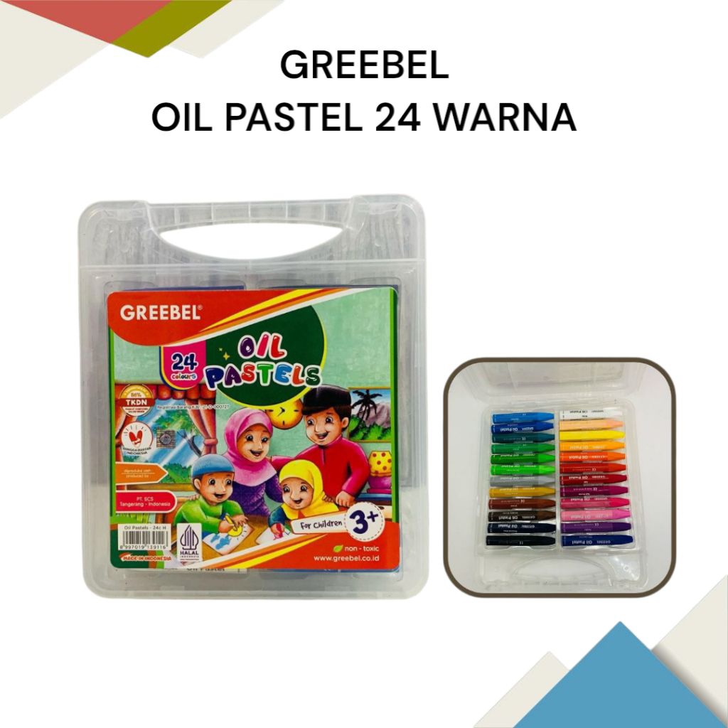 

Oil pastel Greebel Krayon Minyak 24 warna