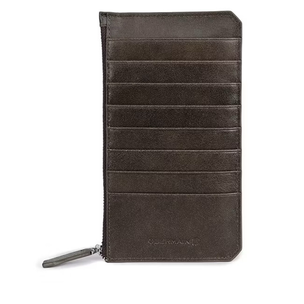 PSPGN.CO | original branded obermain OBW485OL Dompet kartu pria Bill L Cardholder RFID olive