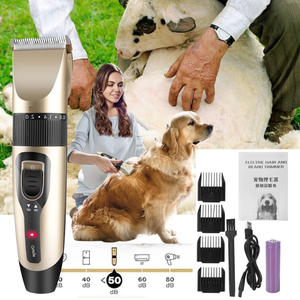 COD BAORUN NC4 Mesin Alat Cukur Bulu Kambing Domba Tanpa Kabel Di Cas Elektrik