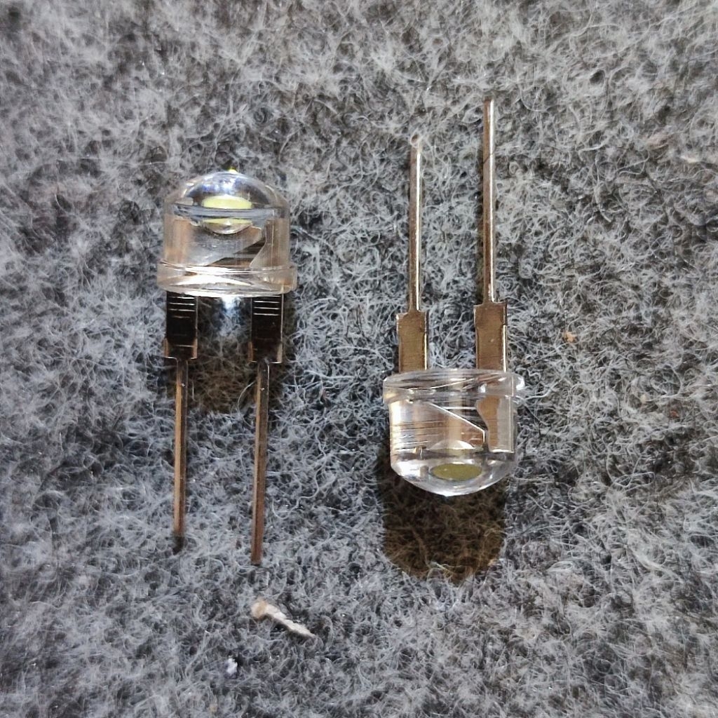 Led 8mm bening nyala putih