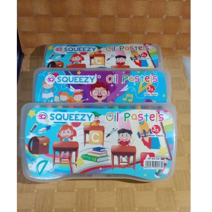 

Squeezy Oil Pastels 12 warna