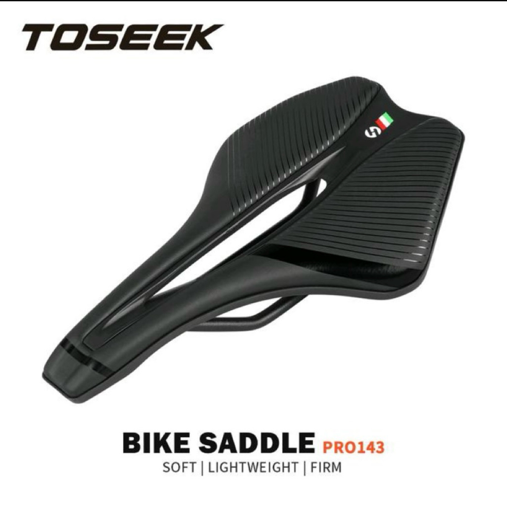 Saddle TOSEEK PRO 143 V1181 Ultra Ligth Ringan Universal Bike Sadel Toseek Pro 143 Roadbike MTB Fold