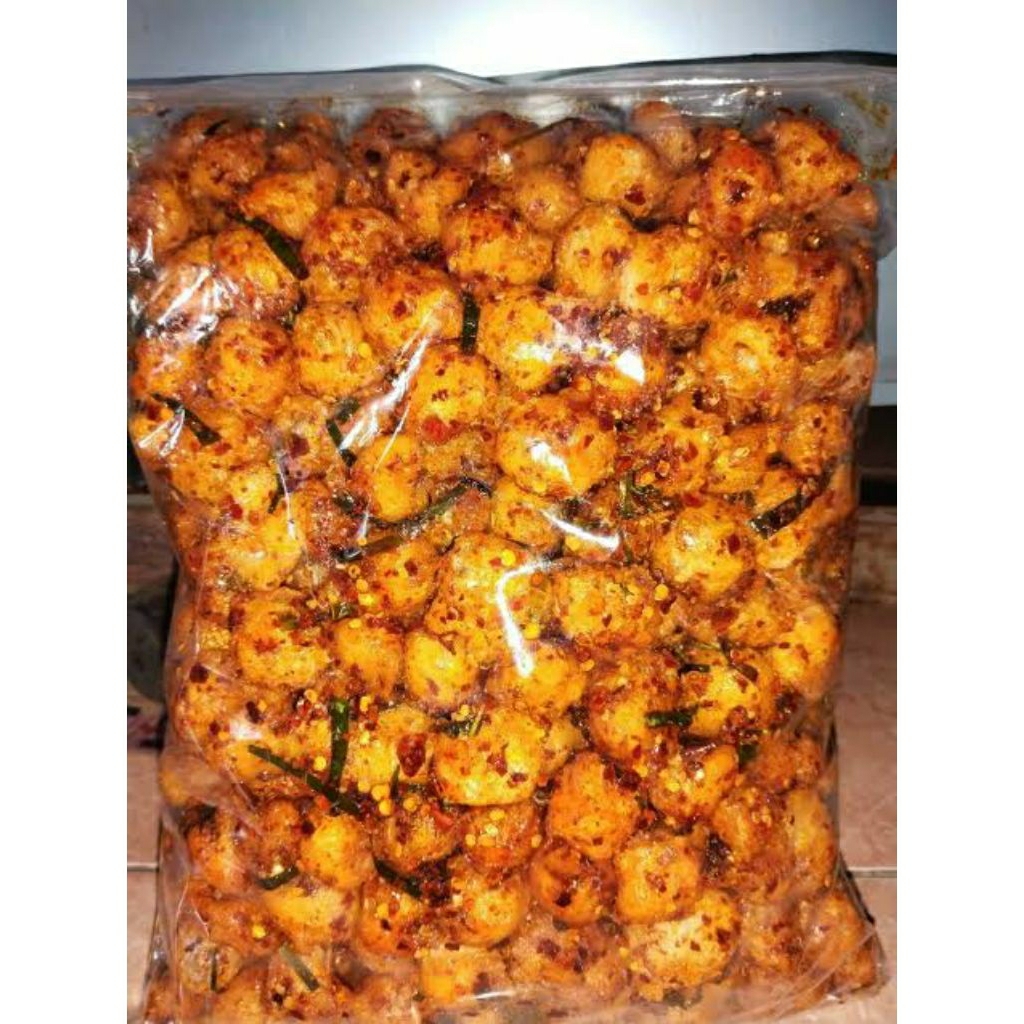 

SIOMAY MINI KERING / GURILEM PEDAS CIKRUH CHILI OIL 500 GR