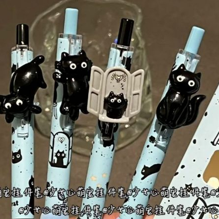 

Pulpen Kucing Hitam Lucu Cute Aestetik