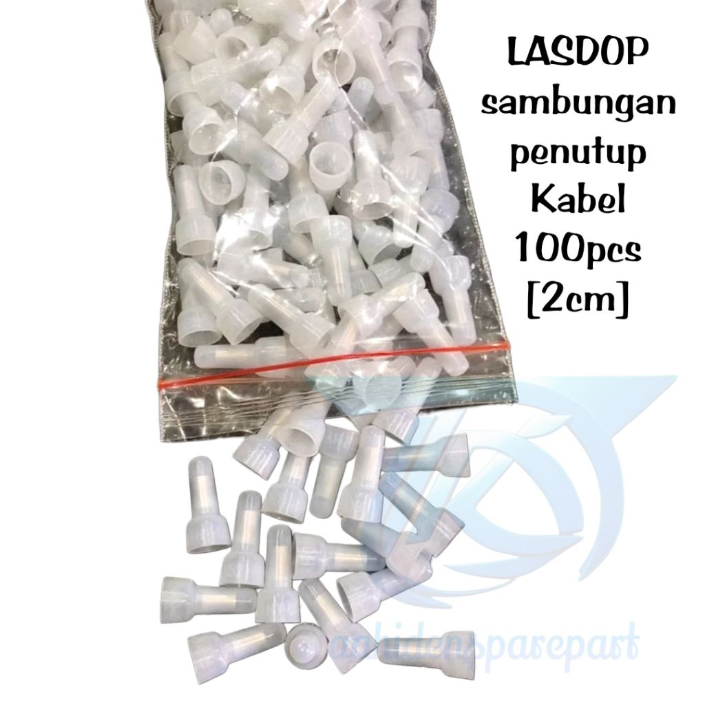 LASDOP sambungan penutup Kabel 100pcs [2cm]