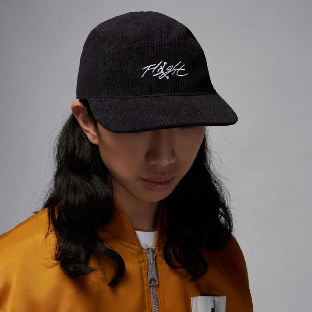 Nike Jordan Jumpman Flight 5panel Corduroy Camp Cap Black