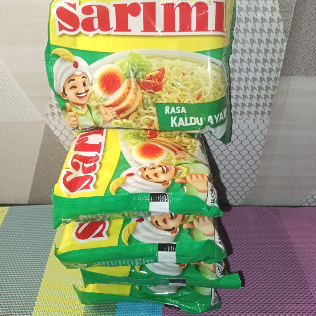

5 pc sarimi kuah kaldu ayam