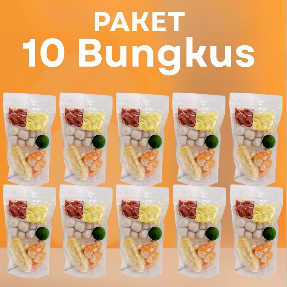

Baso Aci Paket 10 Pcs Murah / Bakso Aci isi 10 Murah / Boci extra