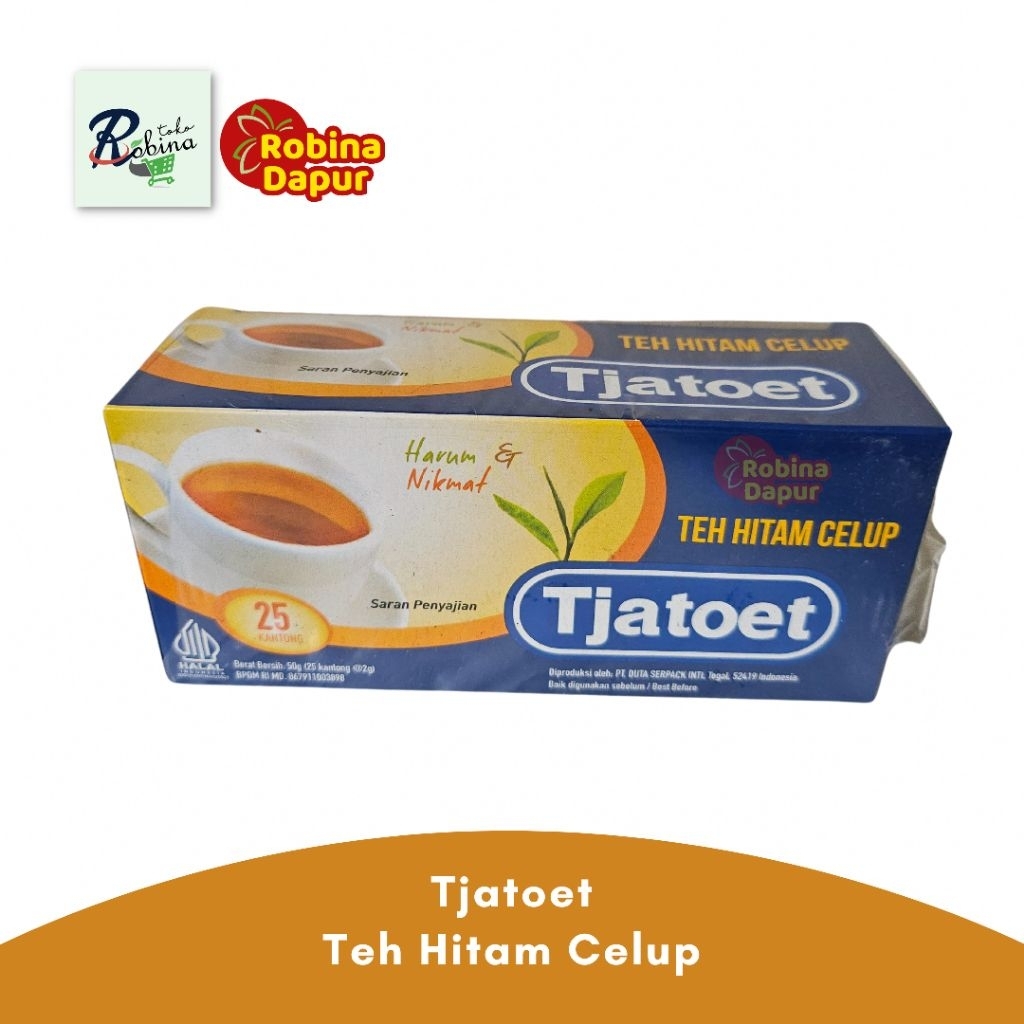 

Tjatoet Teh Hitam Celup isi 25 Kantong