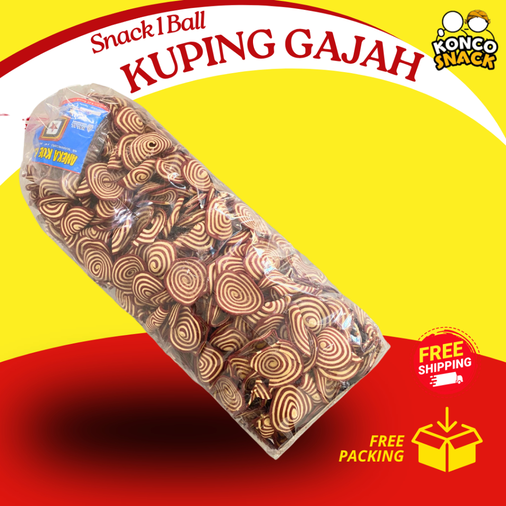 

1 BAL 1,5KG KUPING GAJAH COKLAT MANIS GURIH