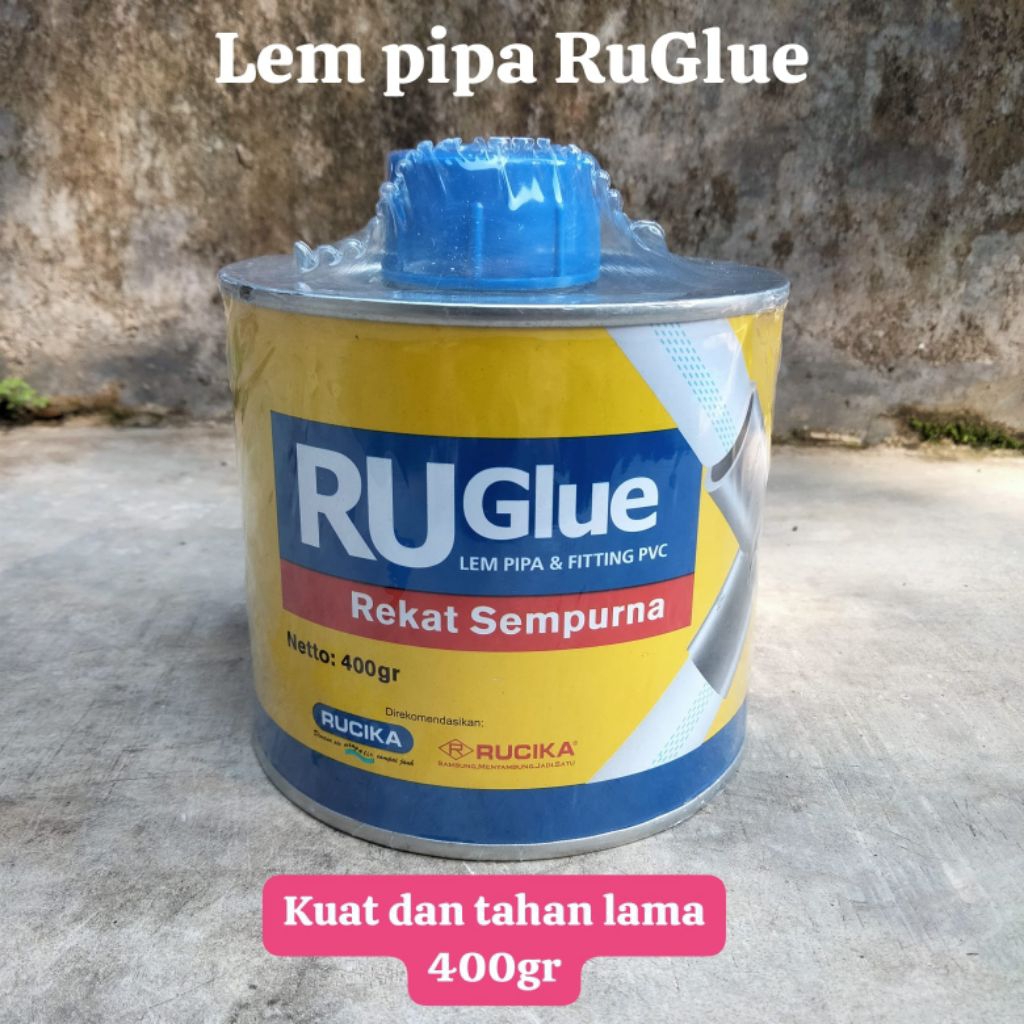 LEM RUGLUE RUCIKA 400g 60gr RUGLUE PIPA PARALON PVC