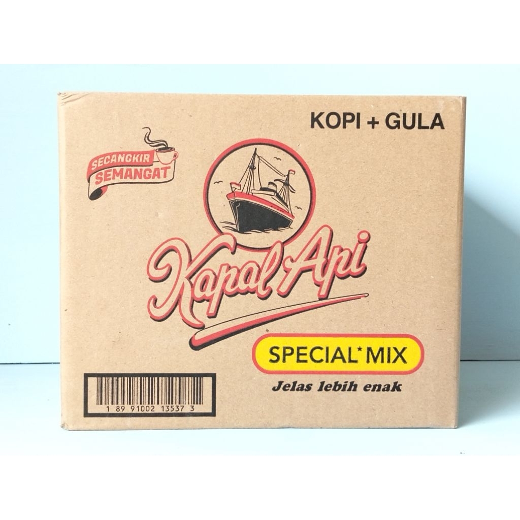 

Kopi kapal api special mix 1 dus isi 12 renteng