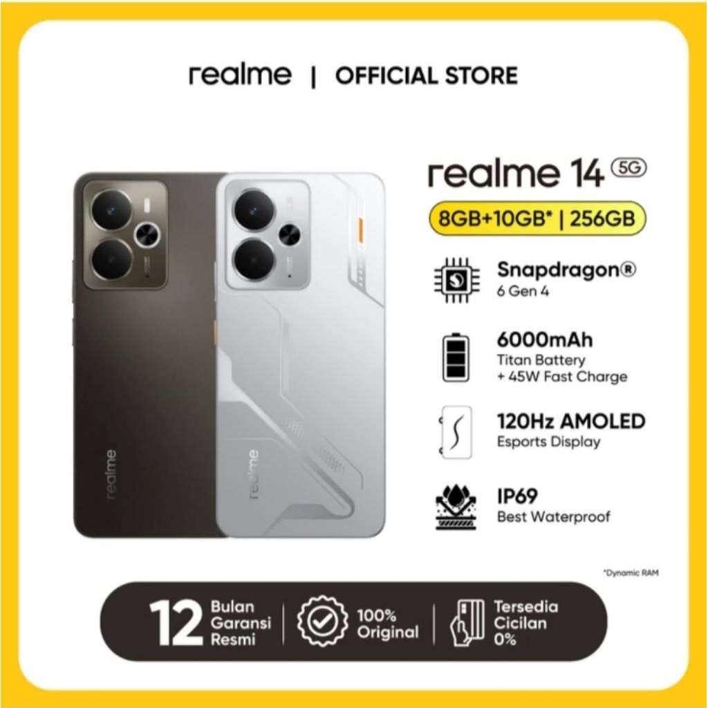 Original Realme 14 (5G) 18/256 GB