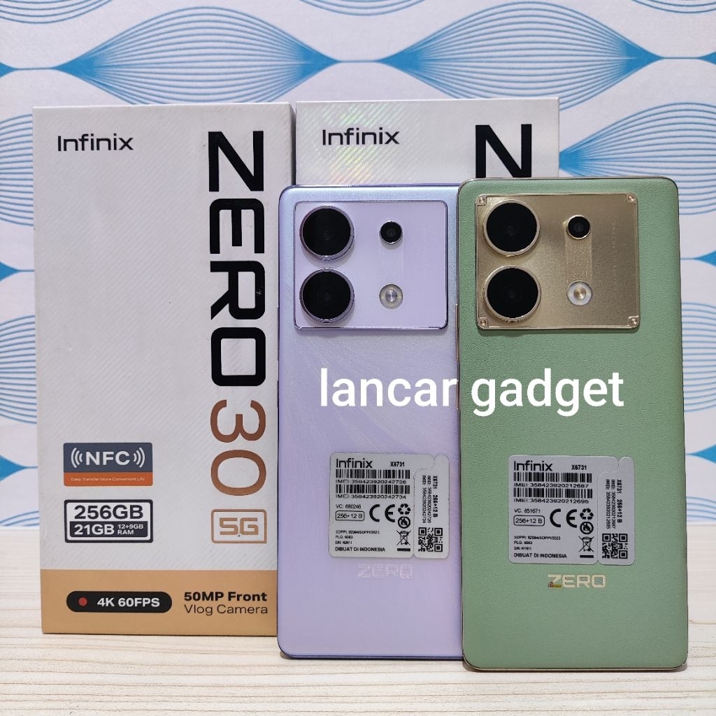 INFINIX ZERO 30 4G 8/256 & ZERO 30 5G 12/256GB SECOND