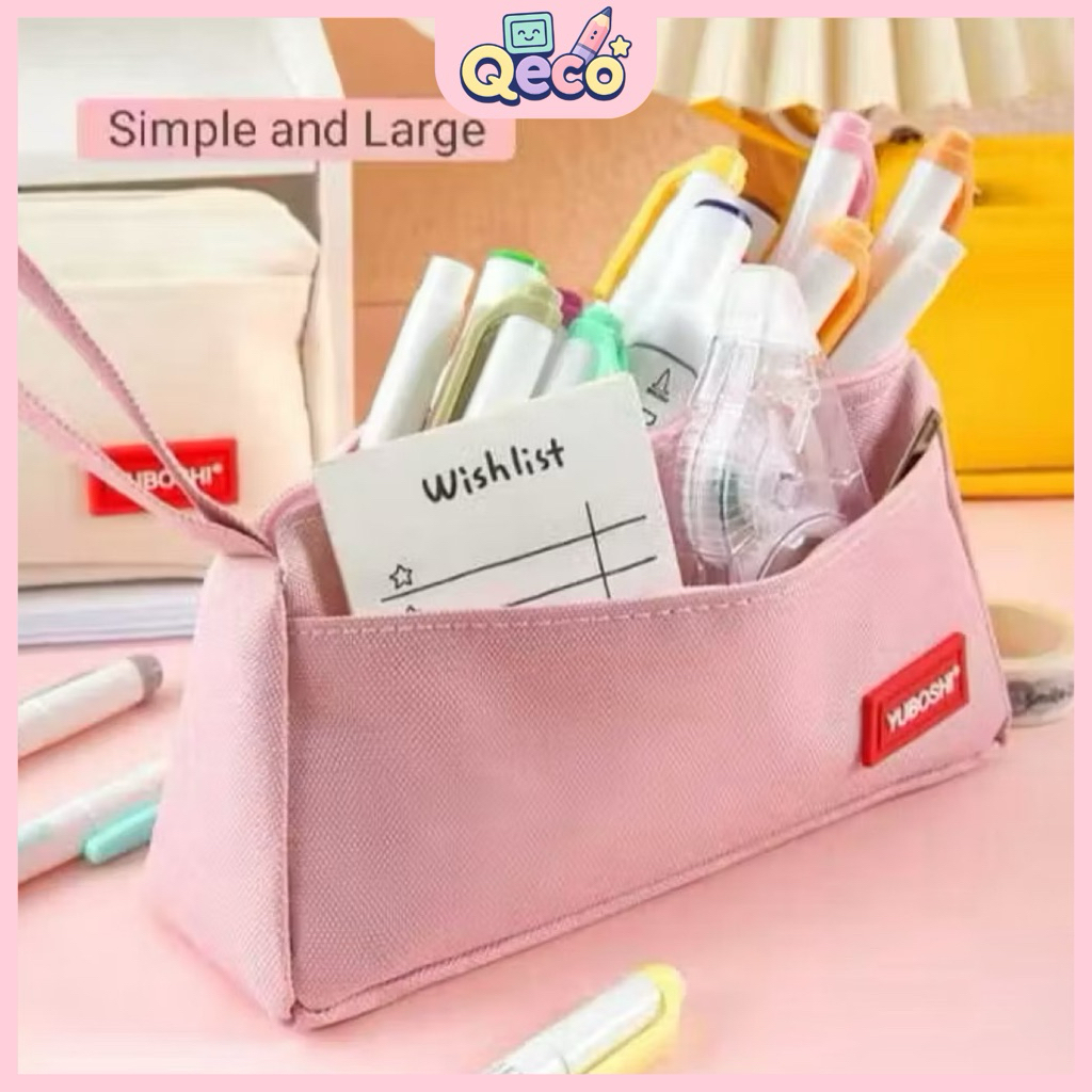 

Amazing Pencil Case Tempat Kotak Alat Tulis Make Up Simple Serba Guna Pouch Bag Kapasitas Besar
